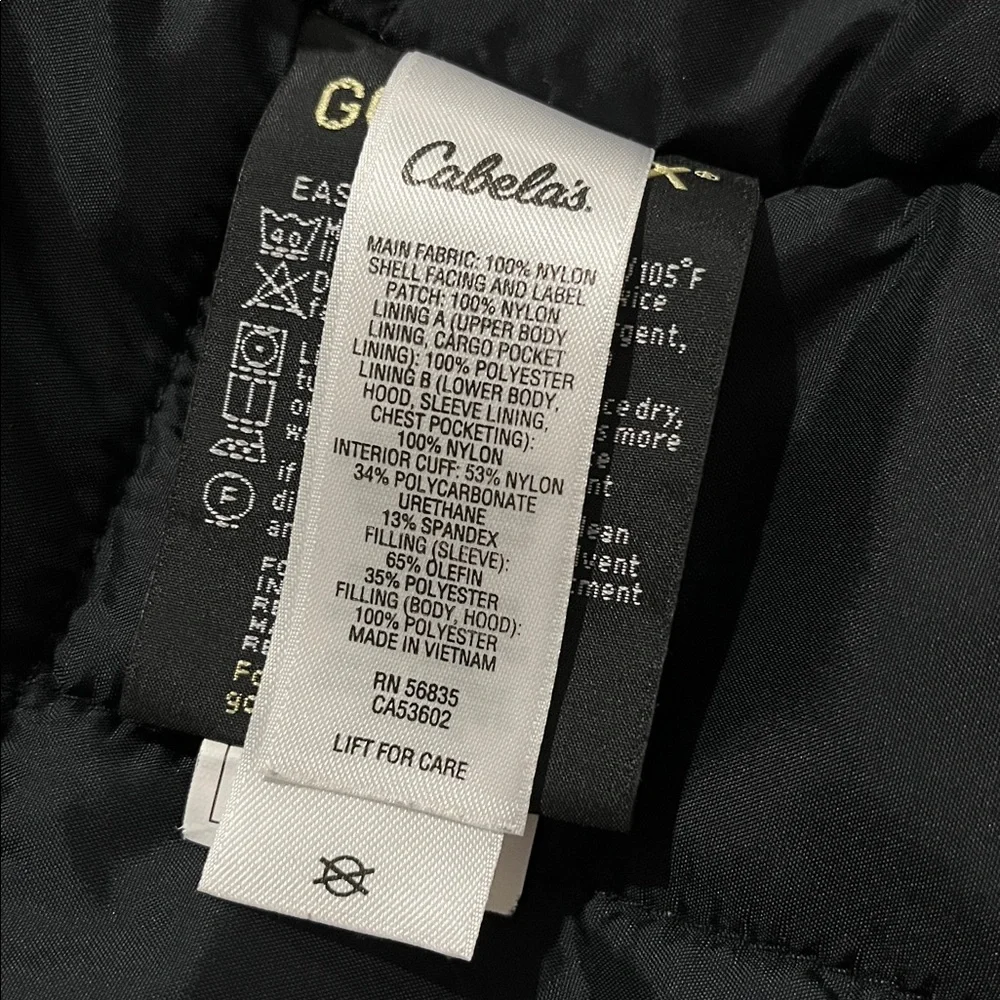 Cabela’s Outdoor GUIDEWEAR GORETEX WINTER Jacket COAT Men’s SIZE 2XL - Picture 10 of 11